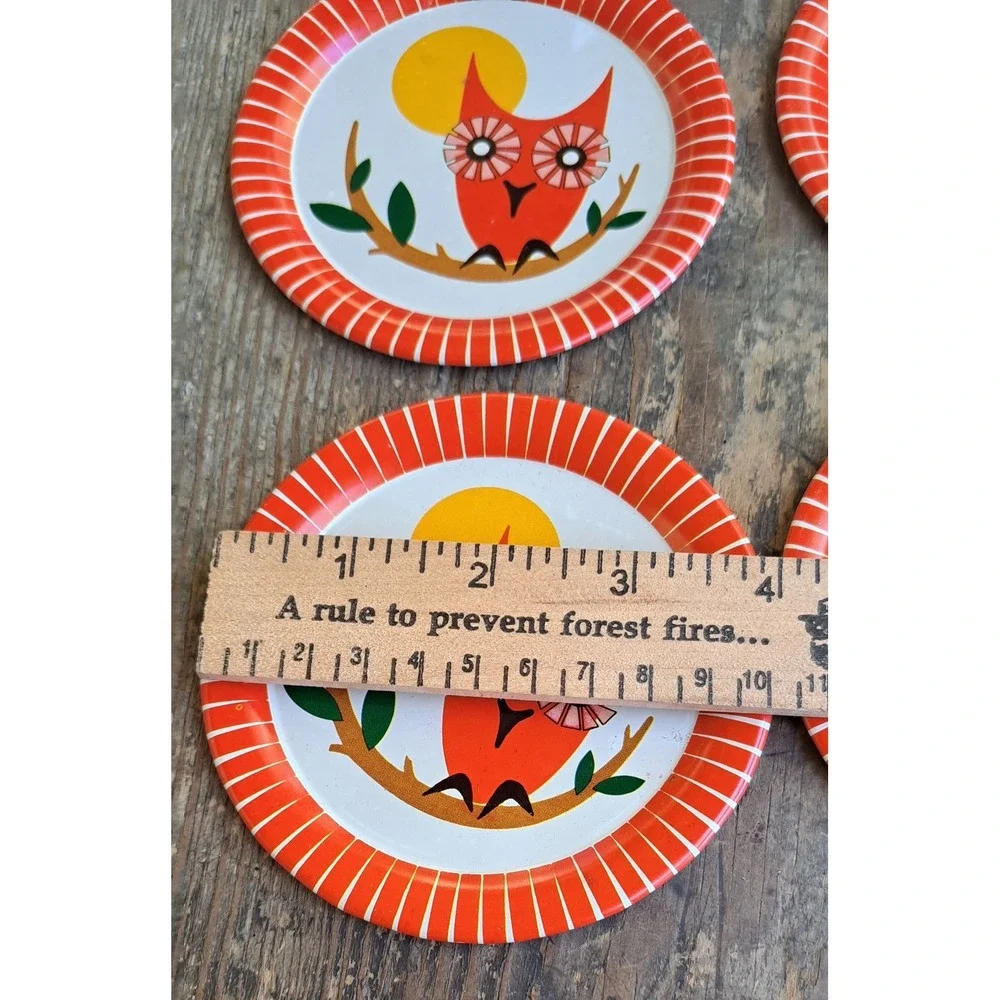 Vintage 12 Piece Retro 1960's Owl Tea Set Children's Play